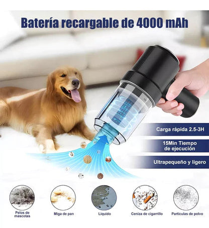 Aspiradora de Mano con Accesorios para Cada Rincón