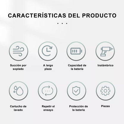 Aspiradora de Mano con Accesorios para Cada Rincón